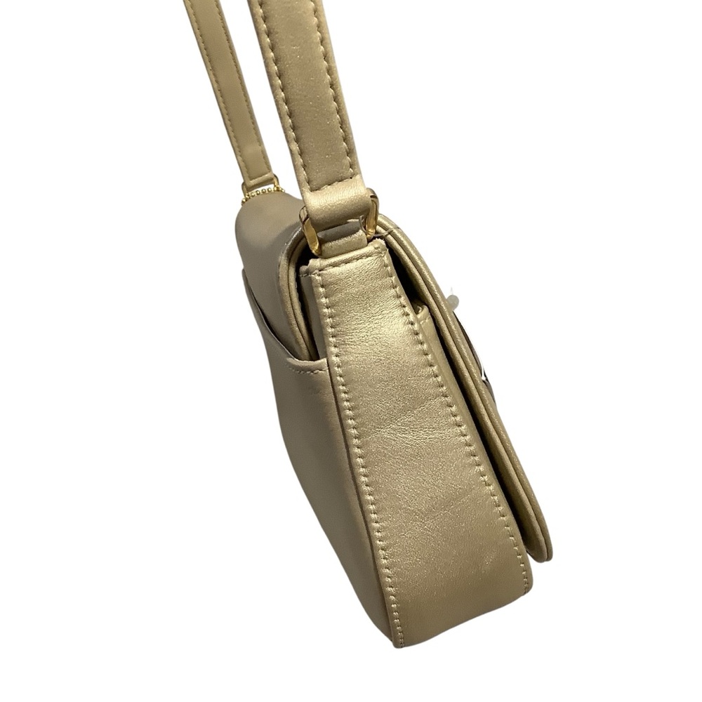 Giani Bernini Metallic Gold Mini Baguette Shoulder Bag - Picture 6 of 13